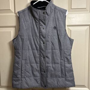 Legendary Whitetails Women's Puffer Vest Grey Outdoors Hunting Sz L